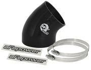 aFe MagnumFORCE Cold Air Int Sys Spare Parts Kit (4-3.5in ID x 40 Deg) Elbow Reducing Coupler - Blk aFe Air Intake Components
