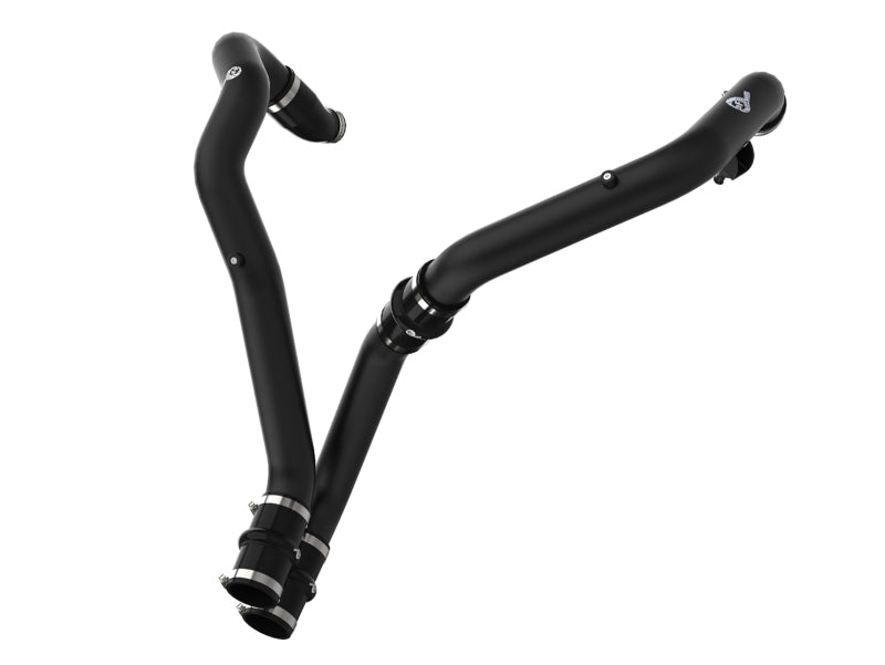 aFe Bladerunner Intercooler Tubes Hot Side 2.5in 17-20 Ford F-150 Raptor V6 3.5L(tt) aFe Intercoolers