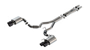 Borla 2024 Ford Mustang GT 5.0L V8 w/ Active Exhaust S-Type Cat-Back Exhaust System - Carbon Fiber Borla Catback