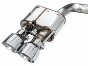 AWE 2024 Ford Mustang GT Fastback S650 RWD SwitchPath Cat-Back Exhaust w/ Quad Chrome Silver Tips AWE Tuning Catback