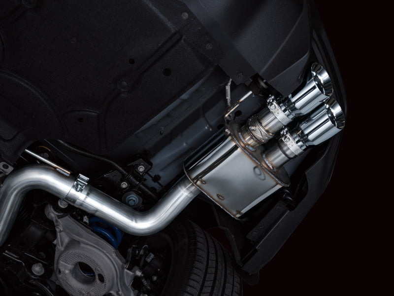 AWE 2024 Ford Mustang GT Fastback S650 RWD SwitchPath Cat-Back Exhaust w/ Quad Chrome Silver Tips AWE Tuning Catback