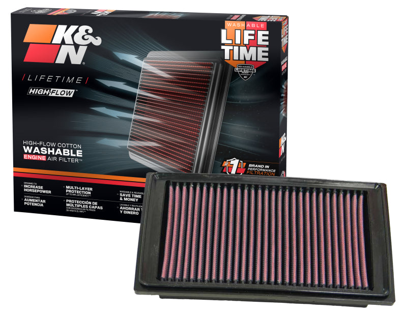K&N 05-07 Chevy Corvette / 05-09 Cad XLR Drop In Air Filter