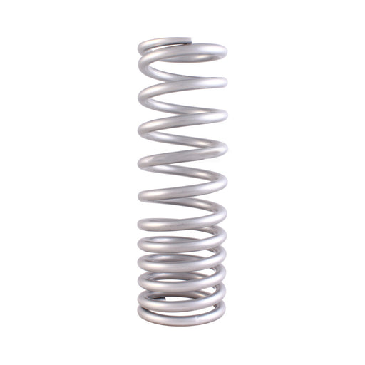 QA1 2-1/2in ID Variable Rate High Travel Spring - 10in Length x 140/250lbs/in - Silver Powder Coated QA1 Coilover Springs