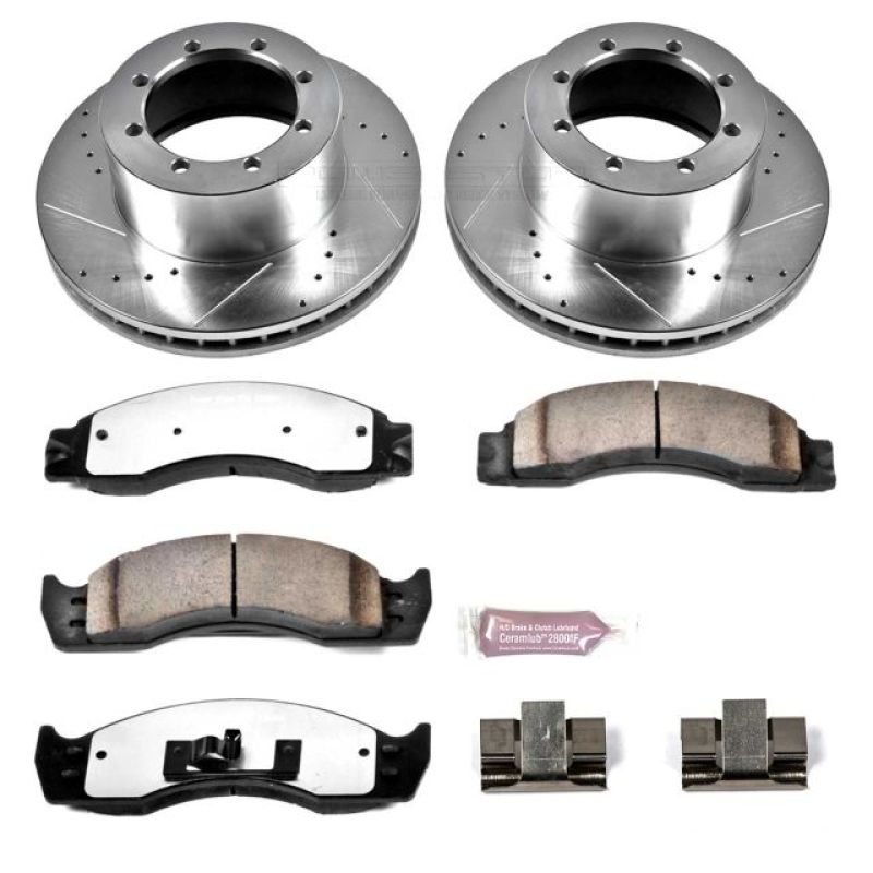 Power Stop 00-02 Ford E-450 Super Duty Rear Z36 Truck & Tow Brake Kit PowerStop Brake Kits - Performance D&S