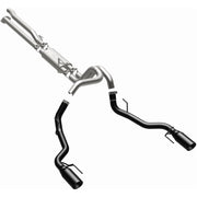 MagnaFlow SYS Cat-Back 2017 Ford F-150 Raptor 3.5L Dual Black Coated 3in Tips Magnaflow Catback