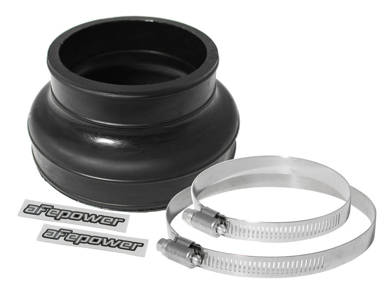 aFe Magnum FORCE Intake Coupling Kit (4 IN to 3 IN ID x 2-1/3 IN L) Straight Reducer - Black aFe Air Intake Components