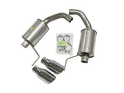 Roush 15-26 Ford Mustang 3.7L/2.3L V6/I4 Exhaust Kit w/ Round Tips Roush Axle Back