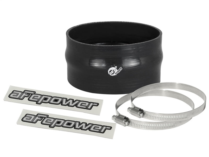 aFe Magnum FORCE CAI Univ. Silicone Coupling Kit (3.875in. ID / 2.25in. L) Straight Coupler w/Hump aFe Air Intake Components