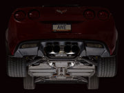 AWE Tuning 05-07 C6 Chevrolet Corvette 6.0L Track Edition Axle-Back Exhaust w/ Diamond Black Tips AWE Tuning Axle Back