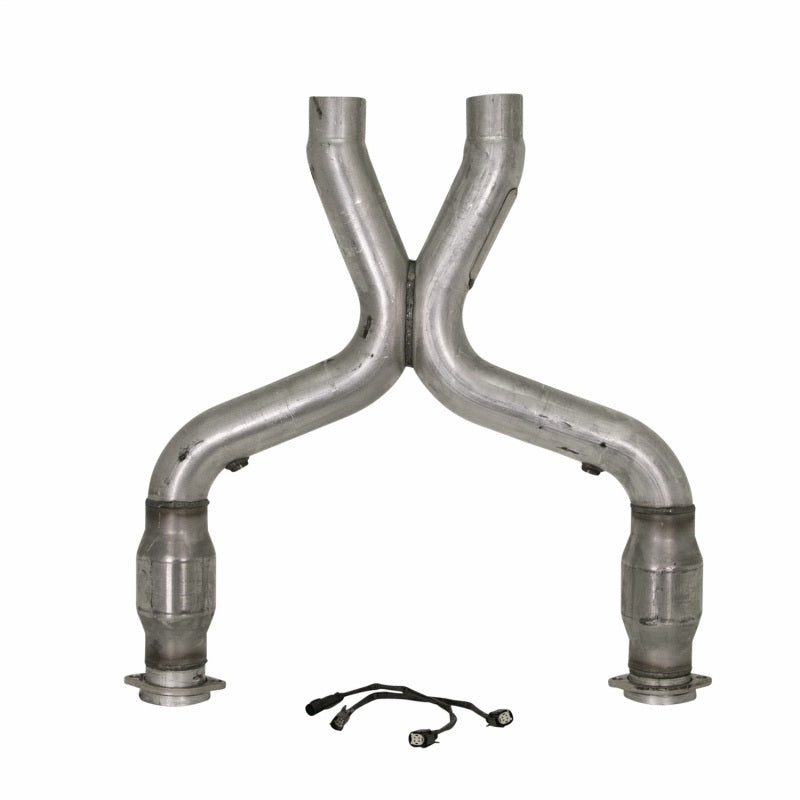 BBK 11-14 Mustang 5.0 Short Mid X Pipe With Catalytic Converters 3.0 For BBK Long Tube Headers BBK X Pipes