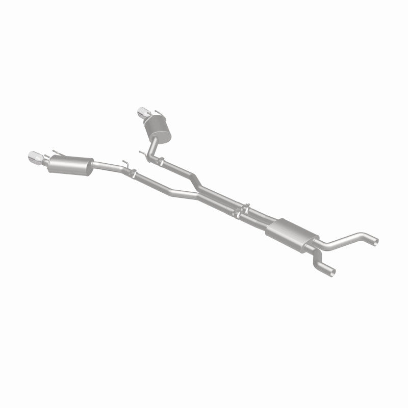 MagnaFlow Cat-Back Stainless Dual Split Rear Exit 4in Polished Tips 11-15 Chevy Camaro 3.6L V6 Magnaflow Catback