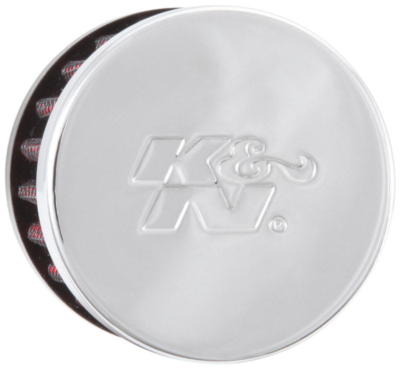 K&N Clamp On Rubber Base Crankcase Vent Filter 0.5in Flange ID 2in OD 1.5in Height K&N Engineering Air Filters - Universal Fit