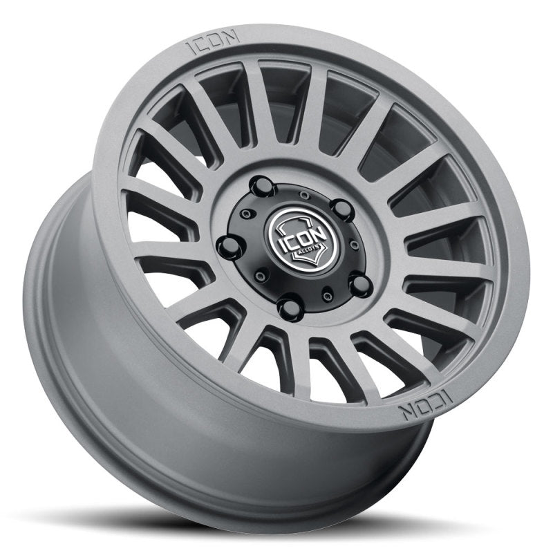 ICON Recon SLX 17x8.5 6x135 6mm Offset 5in BS 87.1mm Bore Charcoal Wheel ICON Wheels - Cast