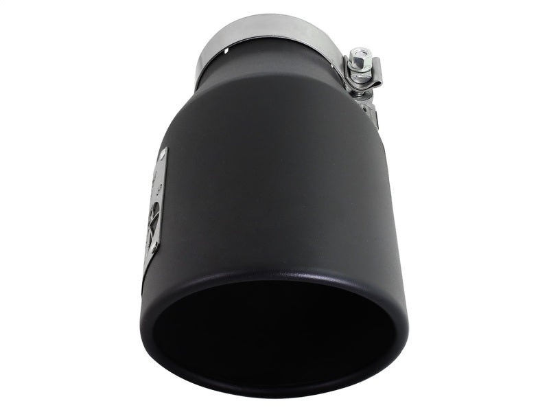 aFe Diesel Exhaust Tip Bolt On Black 4in Inlet x 6in Outlet x 12in aFe Catback