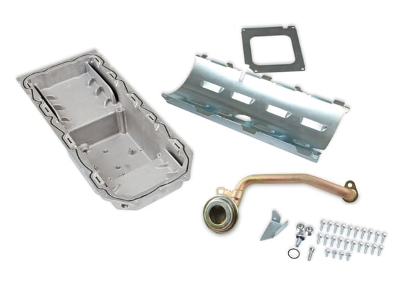 Holley Gen III Hemi Swap Oil Pan - Mid-Sump VVT 302-61 HOLLEY Autoparts