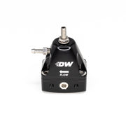 DeatschWerks DWR1000iL In-Line Adjustable Fuel Pressure Regulator - Black DeatschWerks Fuel Pressure Regulators