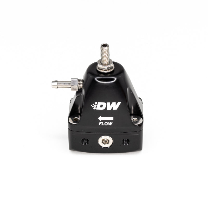 DeatschWerks DWR1000iL In-Line Adjustable Fuel Pressure Regulator - Black DeatschWerks Fuel Pressure Regulators