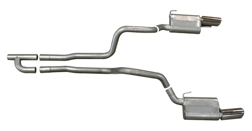 Gibson 05-10 Ford Mustang Base 4.0L 2.5in Cat-Back Dual Exhaust - Stainless Gibson Catback