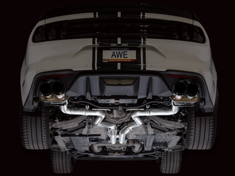 AWE Tuning 18-23 S550 Mustang GT SwitchPath Exhaust - Diamond Black Tips AWE Tuning Catback
