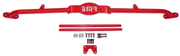 BMR 82-82 3rd Gen F-Body w/ TPI 3 Point Mount Strut Tower Brace - Red BMR Suspension Strut Bars