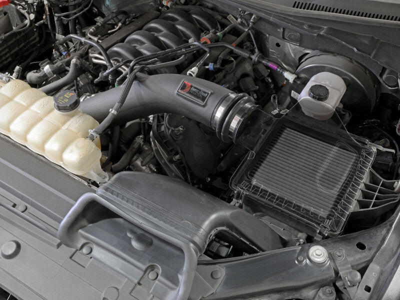 aFe Super Stock Induction System Pro Dry S Media 15-20 Ford F-150 V8-5.0L aFe Cold Air Intakes