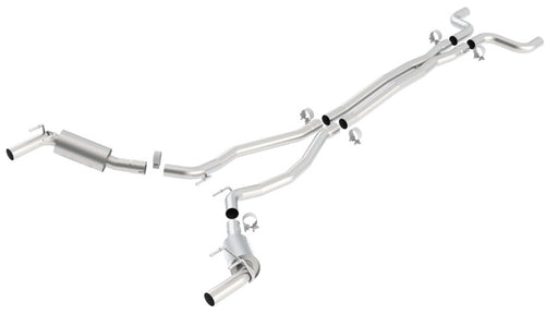 Borla 2010 Camaro 6.2L V8 S Type Catback Exhaust w/o Tips works w/ factory ground affects package ON Borla Catback