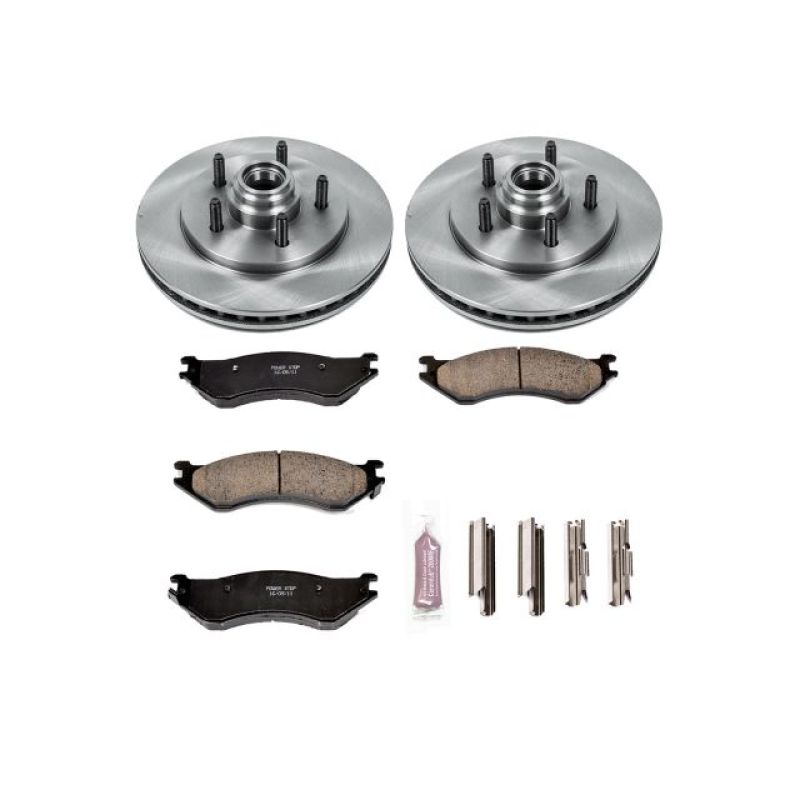 Power Stop 00-02 Ford Expedition Front Autospecialty Brake Kit PowerStop Brake Kits - OE