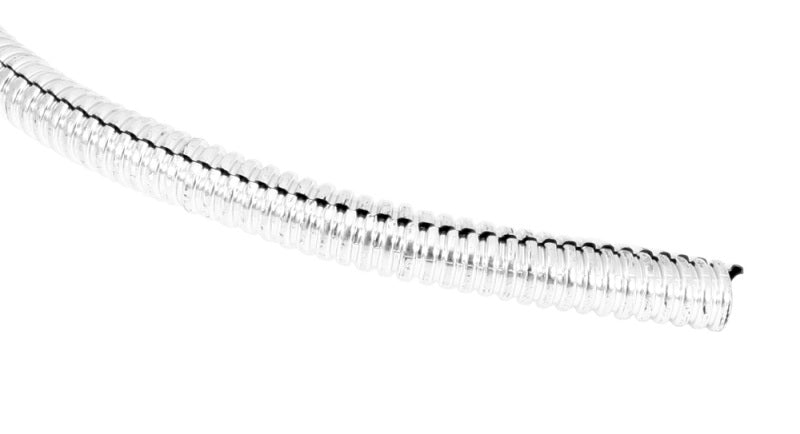 Spectre Wire Loom 1/4in. Diameter / 10ft. Length - Chrome Spectre Wire Loom