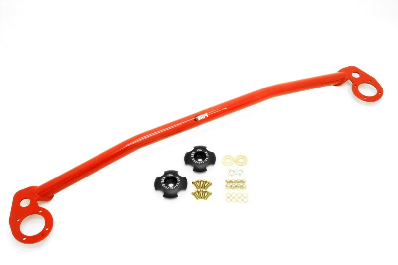 BMR 2010 5th Gen Camaro Front 2-Point Strut Tower Brace - Red BMR Suspension Strut Bars