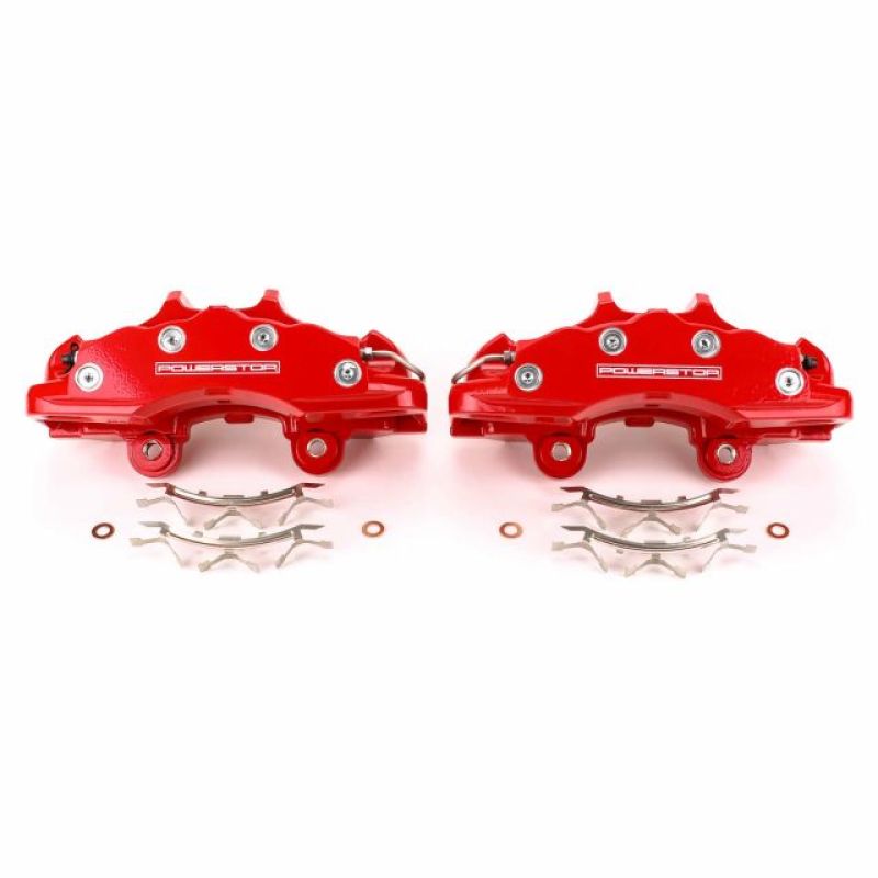 Power Stop 06-13 Chevrolet Corvette Front Red Calipers - Pair PowerStop Brake Calipers - Perf