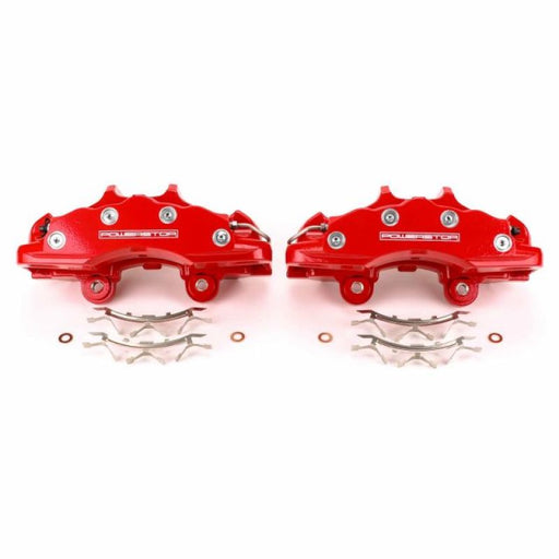 Power Stop 06-13 Chevrolet Corvette Front Red Calipers - Pair PowerStop Brake Calipers - Perf