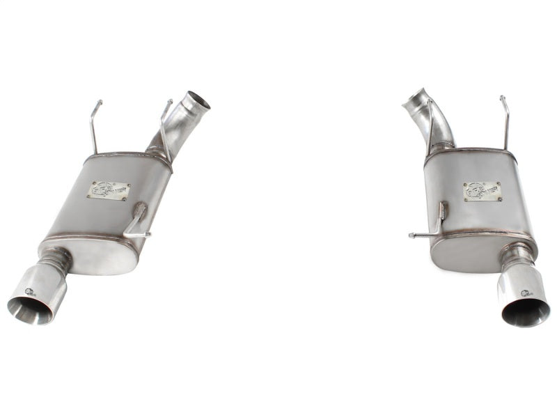 aFe MACHForce XP Exhaust 11-14 Ford Mustang GT V8-5.0L 3in. SS Axle-Back w/Polished Tips aFe Axle Back