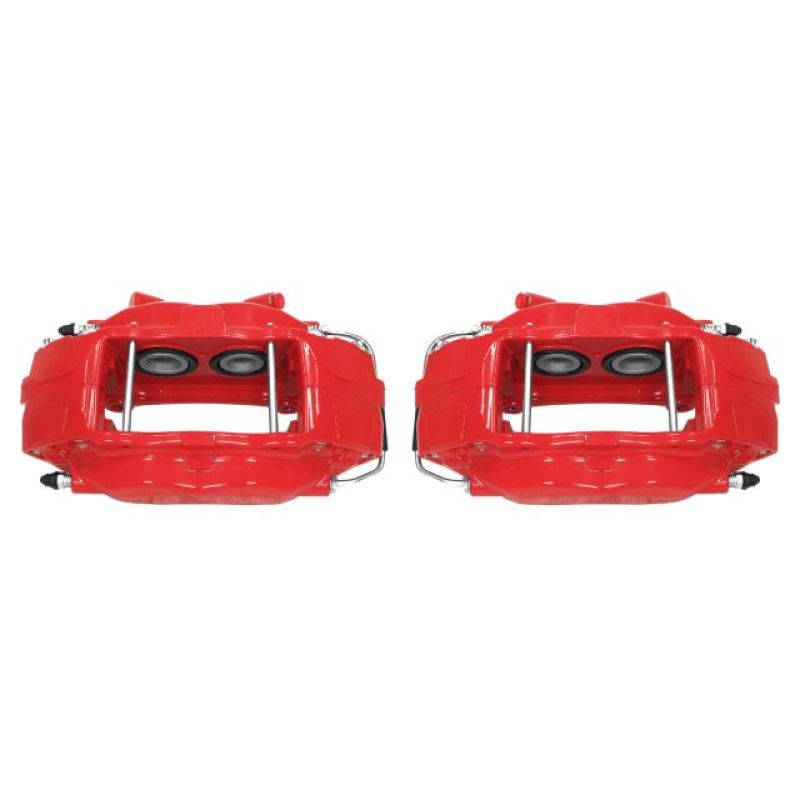 Power Stop 07-14 Ford Mustang Front Red Calipers w/o Brackets - Pair PowerStop Brake Calipers - Perf