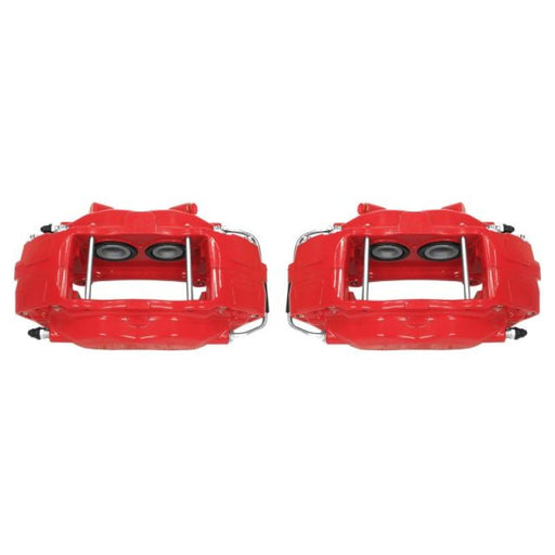 Power Stop 07-14 Ford Mustang Front Red Calipers w/o Brackets - Pair PowerStop Brake Calipers - Perf