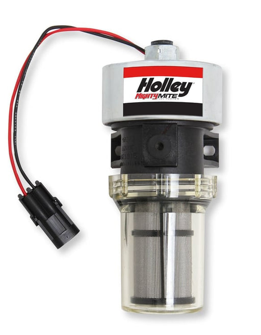 33 GPH HOLLEY MIGHTY MITE ELECTRIC FUEL PUMP, 9-11.5 PSI 12-430 HOLLEY Autoparts