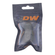 DeatschWerks 8AN Male Flare to Fuel Pump Outlet Barb Adapter - Anodized Matte Black DeatschWerks Fittings