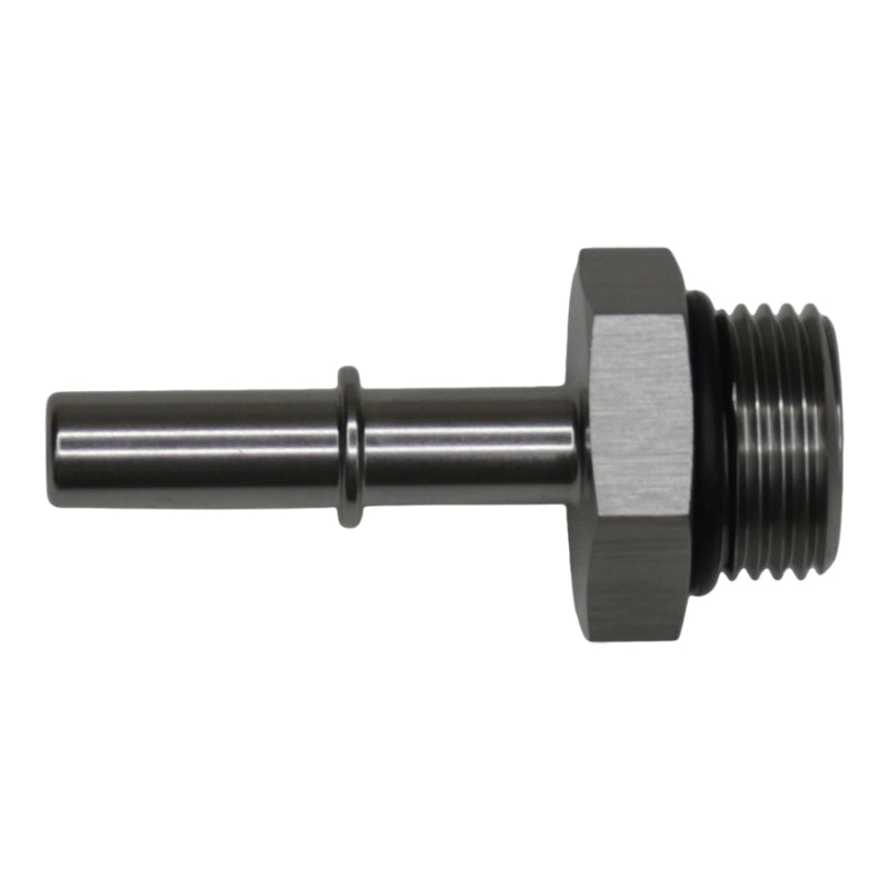 DeatschWerks 8AN ORB Male to 5/16in Male EFI Quick Connect Adapter - Anodized DW Titanium DeatschWerks Fuel Components Misc