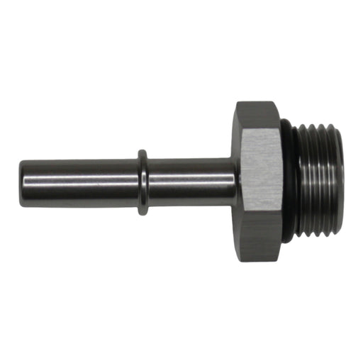 DeatschWerks 8AN ORB Male to 5/16in Male EFI Quick Connect Adapter - Anodized DW Titanium DeatschWerks Fuel Components Misc