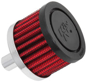 K&N Steel Base Crankcase Vent Filter .5in Vent OD x 2in OD x 1.5in Height K&N Engineering Air Filters - Universal Fit