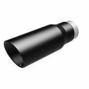 MagnaFlow Tip Stainless Black Coated Single Wall Round Single Outlet 5in Dia 3.5in Inlet 14.5in L Magnaflow Catalytic Converter Universal