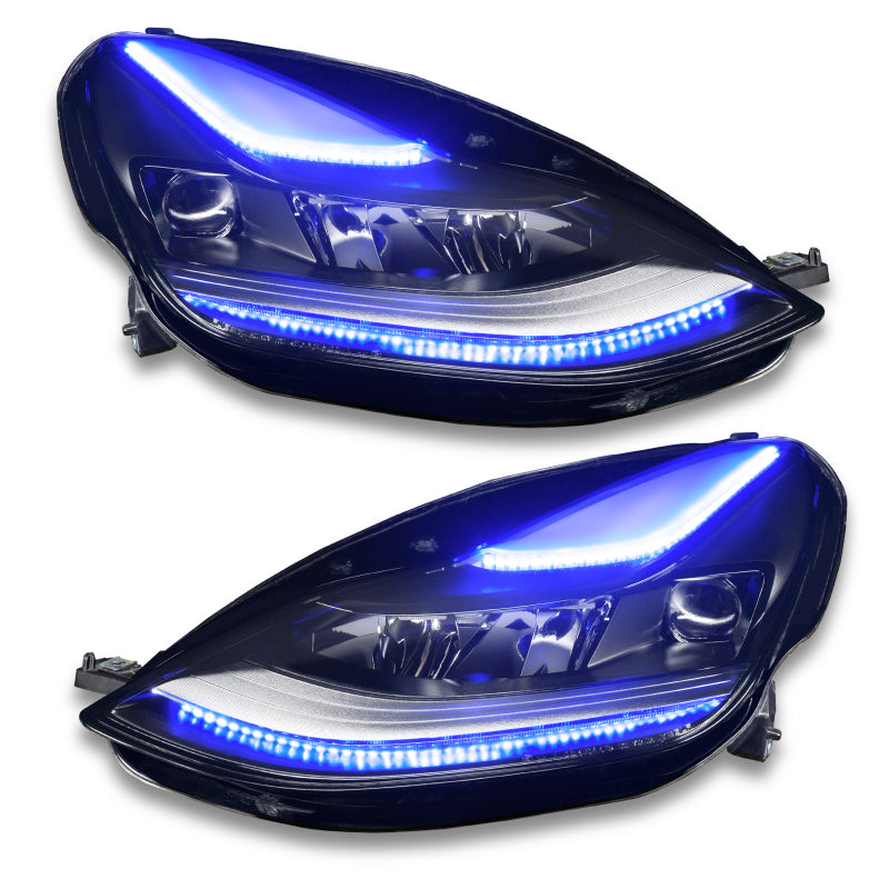 Oracle 2021+ Tesla Model 3 Dynamic ColorSHIFT Headlight DRL Upgrade Kit ORACLE Lighting Headlights