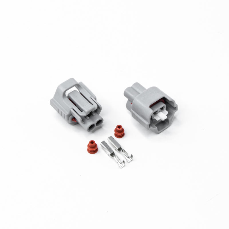 DeatschWerks Sumitomo Electrical Connector Housing & Pins for Re-Pining - Case of 50 DeatschWerks Fuel Injector Connectors