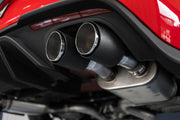 MBRP 18-20 Ford Mustang GT 5.0 w/ Quad Tip Active Exhaust Cat Back Split Rear T304 w/ Carb Fib Tips MBRP Catback