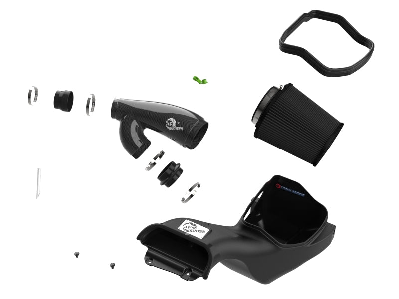 aFe 21-24 Ford F150 Raptor Track Series Carbon Fiber Cold Air Intake System w/ Black Pro 5R Filter aFe Cold Air Intakes