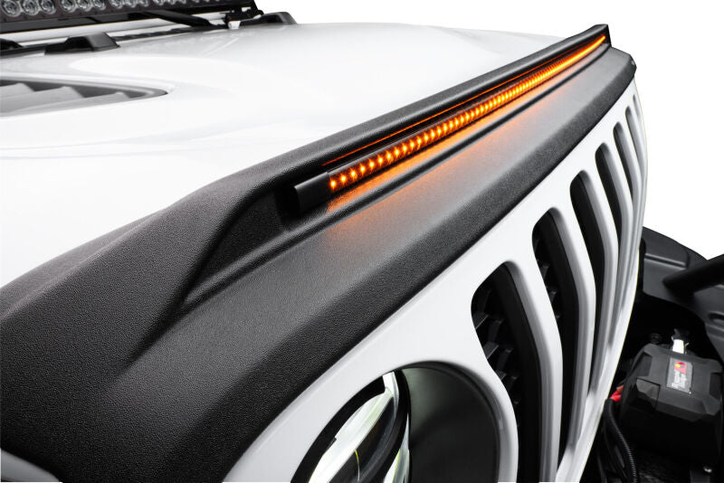 Husky Liners 23-25 Ford F-250 Super Duty Aeroskin Lightshield PRO - Black Husky Liners Hood Deflectors