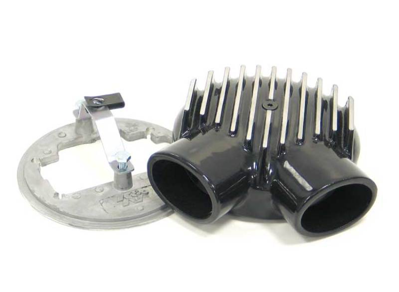 K&N Universal Plenum 6.875in L x 5.75in Outer Dia - Black - Weber DGV Carburetor K&N Engineering Air Intake Components