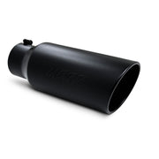 MBRP Universal Tip 7in O.D. Rolled End 5in inlet 18in length Black MBRP Tips