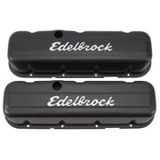 Edelbrock Valve Cover Signature Series Chevrolet 1965 and Later 396-502 V8 Tall Black Edelbrock Valve Covers