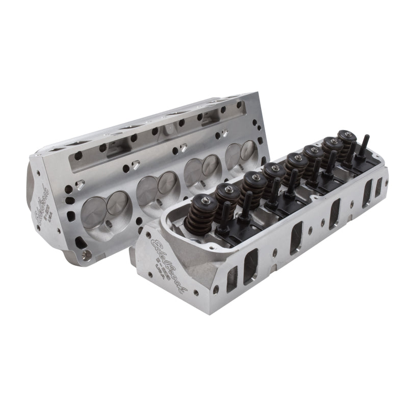 Edelbrock 1Pr SBF Cyl Head E-205 2 08 Intake Complete Complete (Pair) Assembled w/ Springs Edelbrock Heads