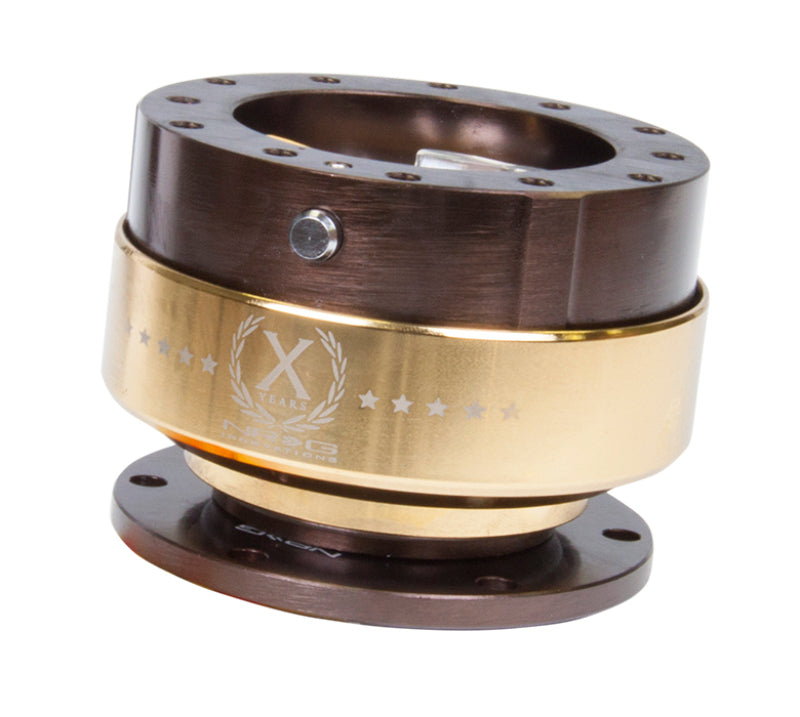 NRG Quick Release Gen 2.0 - Bronze Body / Chrome Gold Ring NRG Quick Release Adapters